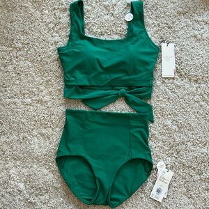 CALIA 2 piece swimsuit- NWT top is size s bottoms are size xs